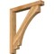Ekena Millwork Imperial Block Rough Sawn Bracket w/ Offset Brace, Western Red Cedar, 6"W x 42"D x 48"H BKT0604X42X48IMP05RWR - alternate 1